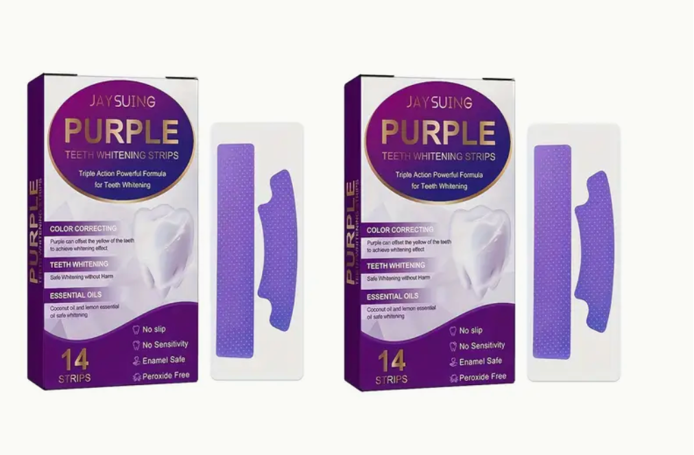 Bandes Blanchissantes pour les Dents, Nettoyantes et Éclaircissantes