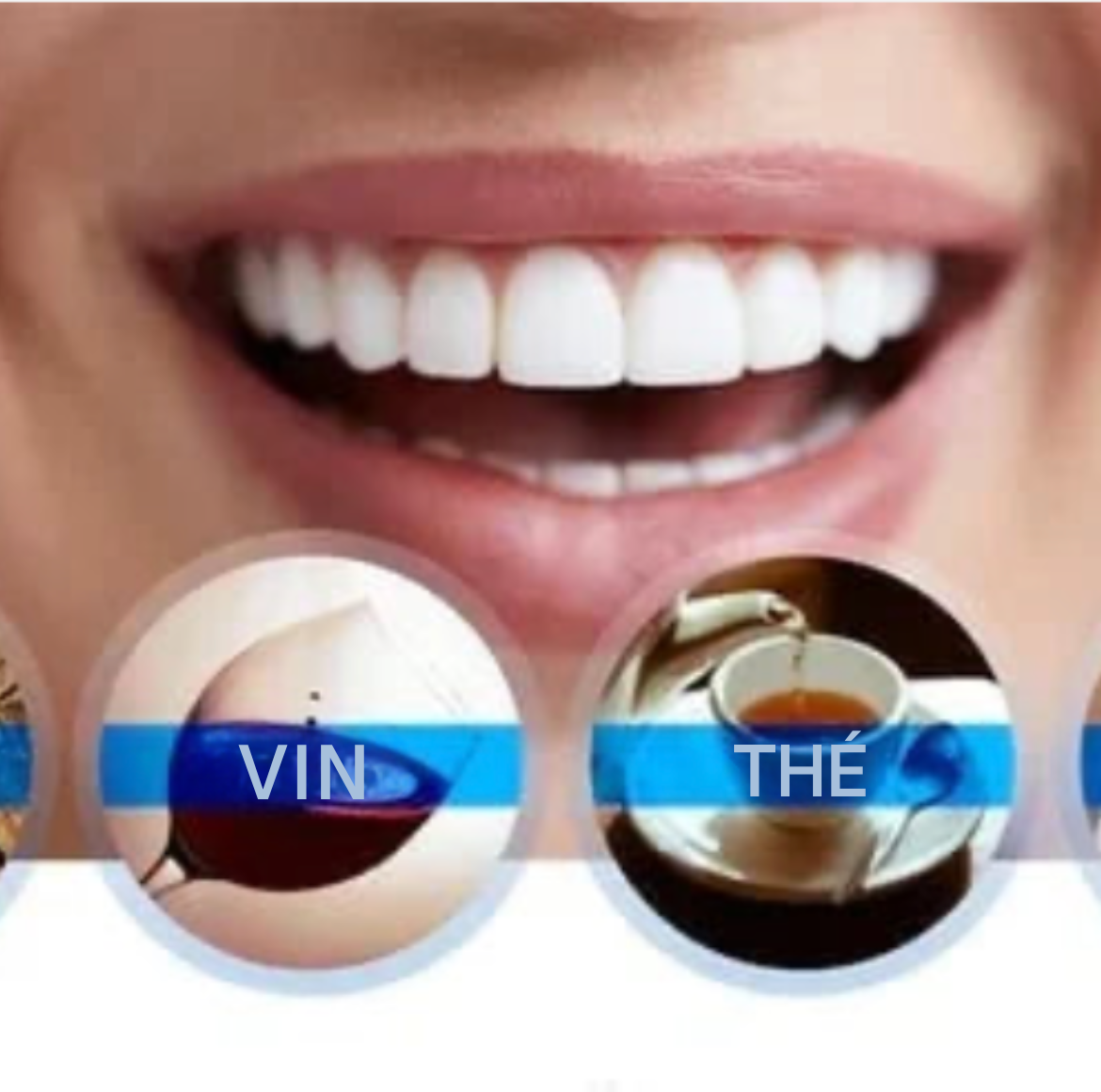 Bandes Blanchissantes pour les Dents, Nettoyantes et Éclaircissantes