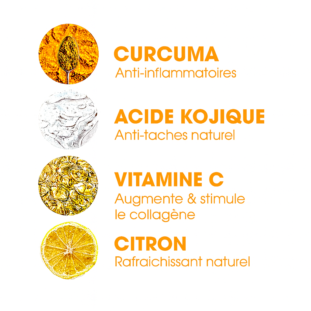 Savon au curcuma