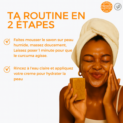 Savon au curcuma