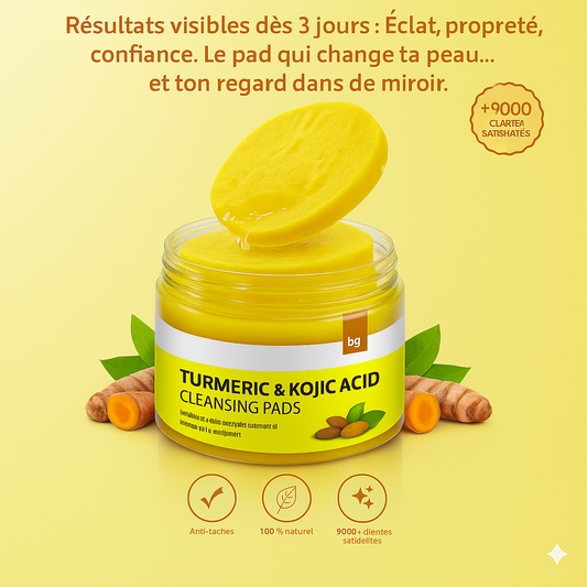 Lingettes au Curcuma – Élimine les Taches et Illumine le Teint