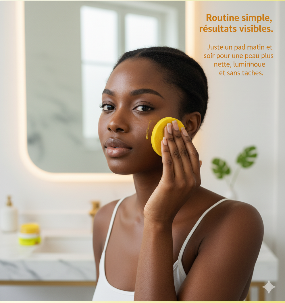 Lingettes au Curcuma – Élimine les Taches et Illumine le Teint