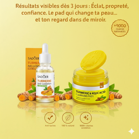 Lingettes Éclat Naturel – Élimine les Taches et Illumine le Teint