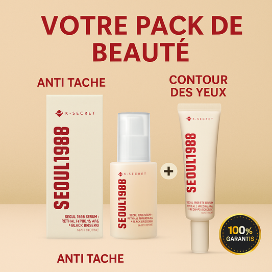 Sérum Contour des Yeux + Serum anti-tache au Rétinal Liposome