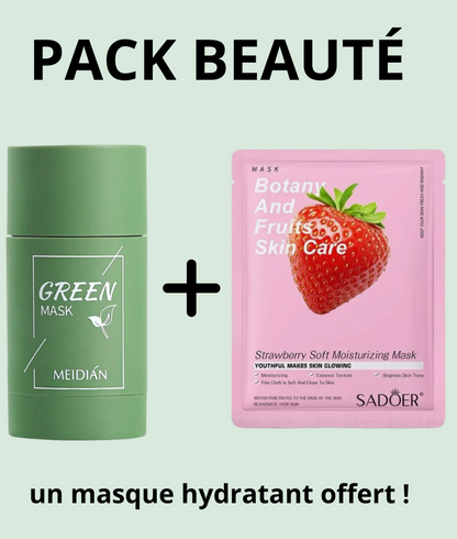 Masque thé vert -Nettoie, Purifie et Réduit les Points Noirs !